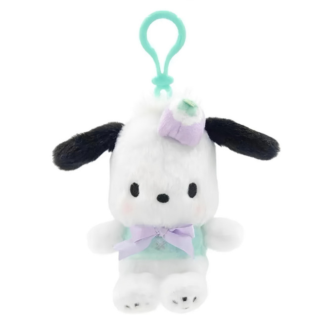 Pochacco 帕恰狗 可愛造型玩偶吊飾鑰匙圈 16 x 12cm 60g, 帕恰狗花園仙子 白色, 1個, 16cm