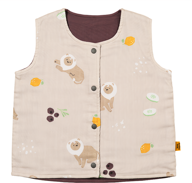 Runny yolk. 朗尼幼克 兒童款純棉小背心 mama juice