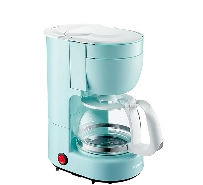 Kinyo 四杯滴漏式咖啡機 附濾網 + 咖啡壺 + 量勺, CMH-7530, 藍色