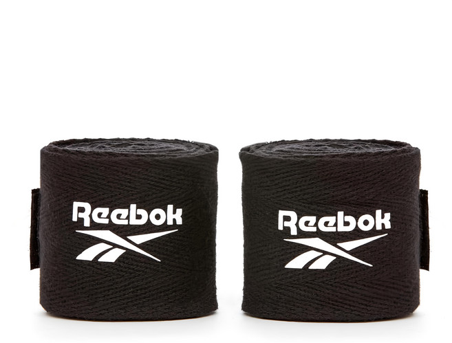 Reebok 銳步 Hand Wraps 拳擊手綁帶, 黑色, 2個