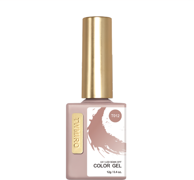 TwMiRo 米蘿 夢想家 彩色甲油膠 皇后奶昔, T012, 12g, 1瓶