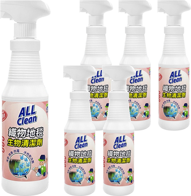 do it 多益得 ALL Clean 織物地毯清潔劑, 500ml, 6瓶