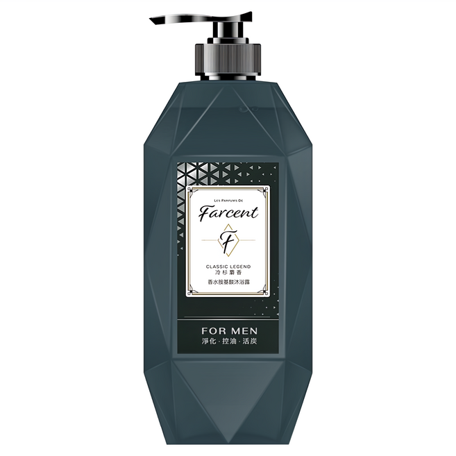 farcent 花仙子 香水胺基酸沐浴露 冷杉麝香, 780g, 1瓶