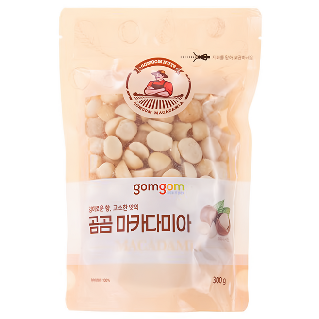 gomgom 夏威夷豆, 300g, 1包