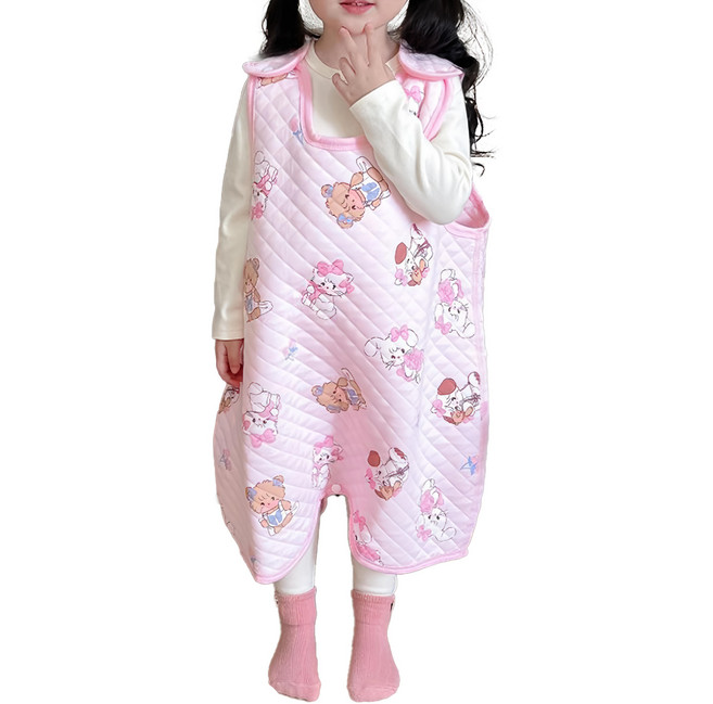 愛北鼻 柔軟親膚透氣 背心式寶寶睡眠防踢被 多款可愛圖案