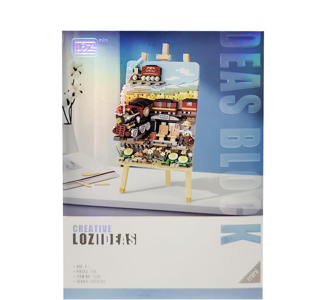 LoZ 積木 NO.1296, 多色 春日列車, 1盒