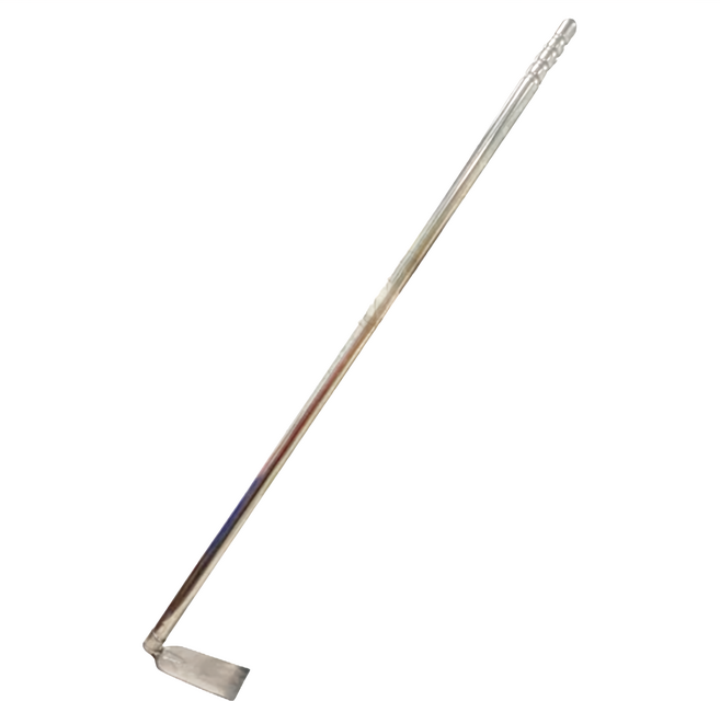 小美紀 全白鋼彎月鋤 135C 園藝農具 鬆土工具 種植好幫手, 1個