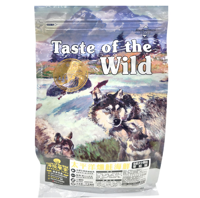 Taste of the Wild 海陸饗宴 全齡犬 小顆粒無穀犬糧 原廠公司貨, 鮭魚, 2.27kg, 1袋