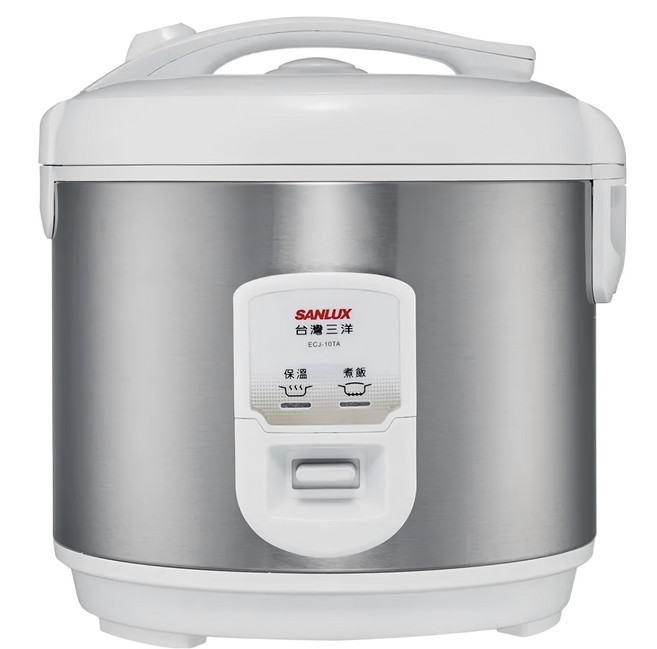 SANLUX 台灣三洋 電子鍋 10人份, ECJ-10TA, Silver