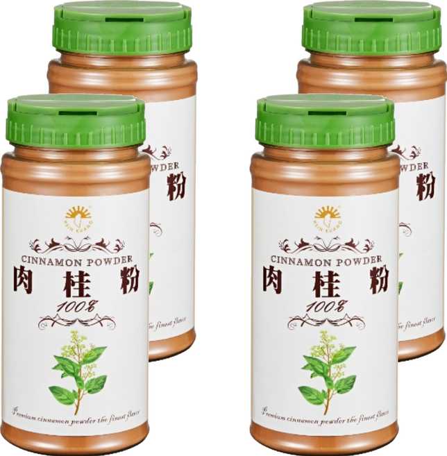 新光洋菜 肉桂粉, 210g, 4罐