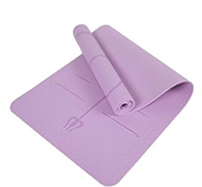 小鮮肉媽咪寶貝生活館 環保TPE正位線瑜珈墊 183 x 80 x 0.8cm 夢境紫, 1個