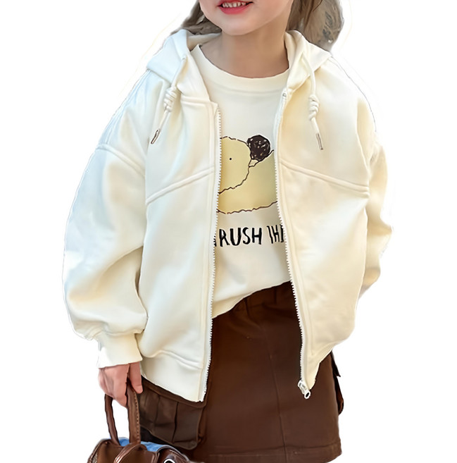 兒童連帽棉質外套