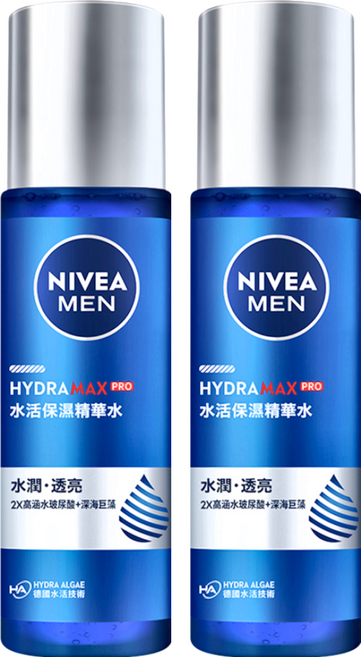 NIVEA 妮維雅 MEN 水活保濕精華水 150ml, 2瓶