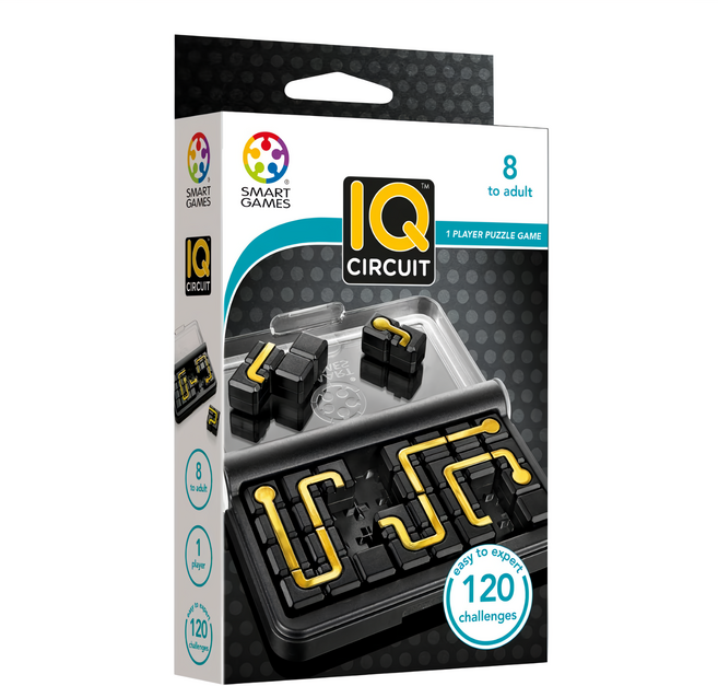 SMART GAMES IQ連上線, 10片, 1盒, 黑色 + 黃色