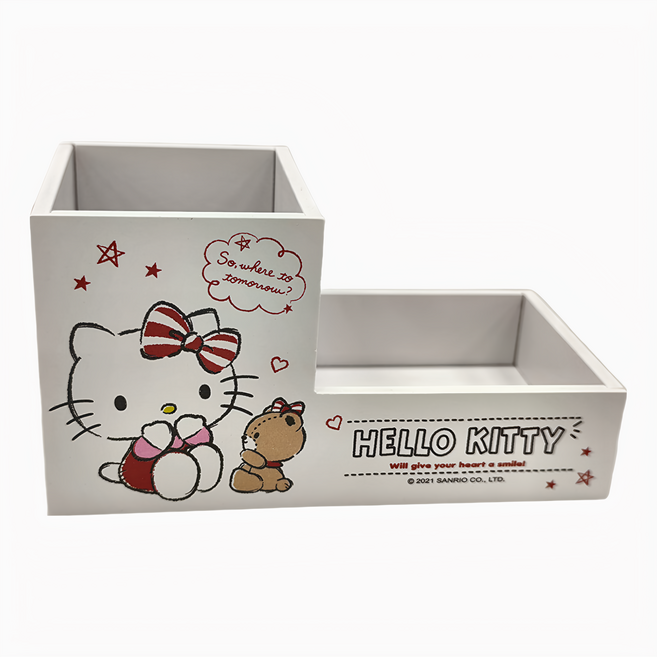 U-House 樺新 KT兩格浴室收納盒 18 x 9.5 x 9.2cm, KT, 1個