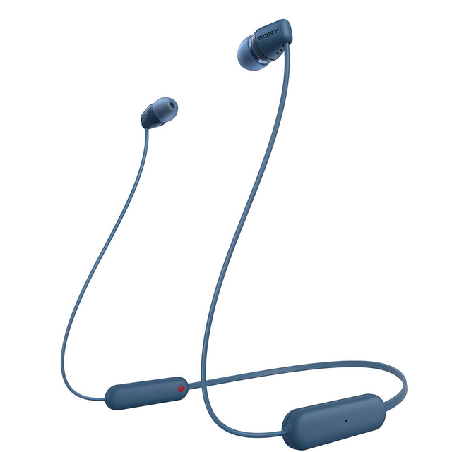 SONY 索尼 無線入耳式耳機, WI-C100L, 藍色