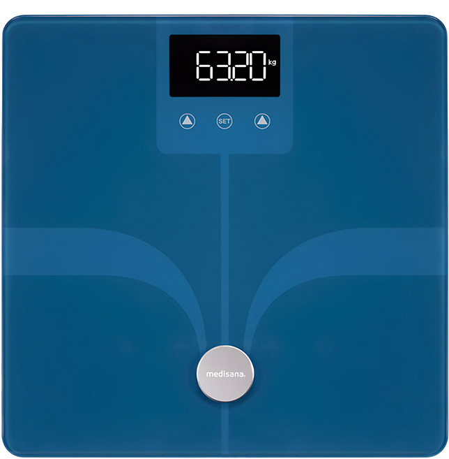 Medisana 藍牙24合1多功能體脂計, BS 340 connect, 藍色, 1個