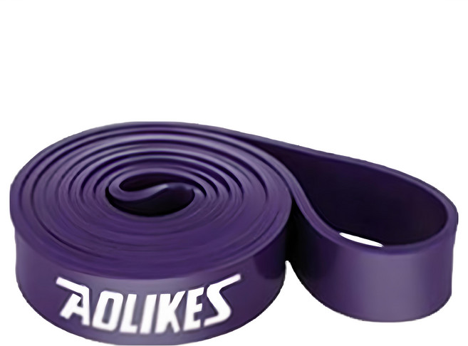 AOLIKES 奧力克斯 重訓健身瑜珈彈力拉力帶 3602 16~39kg, 紫色, 1條