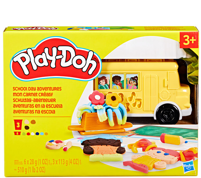 Hasbro 孩之寶 Play-Doh 培樂多 上學日冒險遊戲黏土組, 1盒