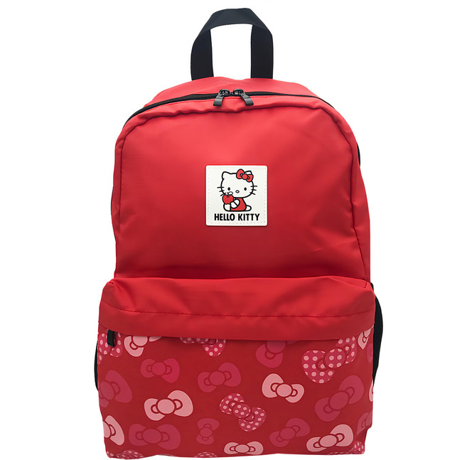 Hello Kitty 凱蒂貓 輕便後背包 紅色