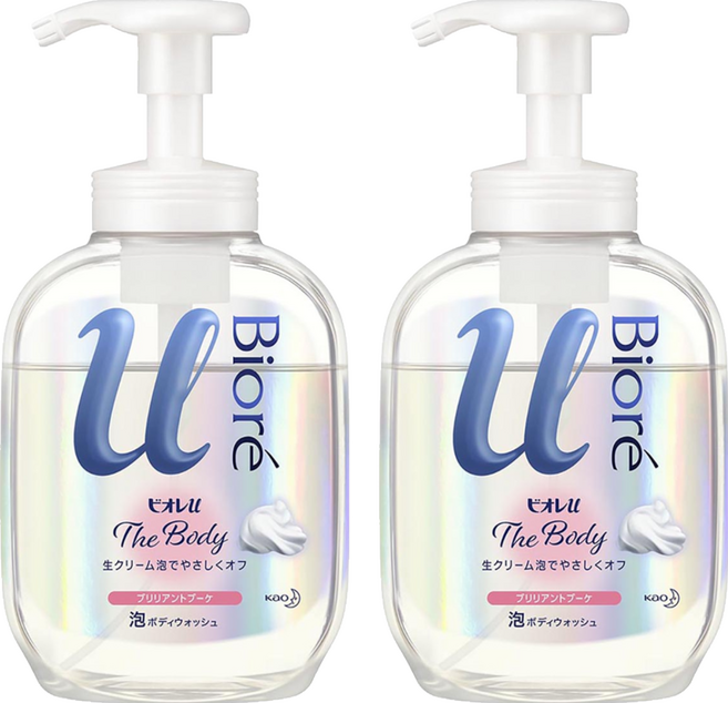 Biore 蜜妮 台灣公司貨 高彈潤沐浴慕絲 優雅花香, 540ml, 2瓶