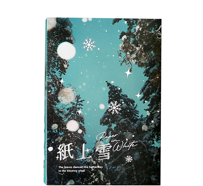 CARD LOVER 信的戀人 明信片, 紙上雪, 30張