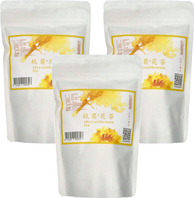 山海經脈 杭菊原味茶 三角立體包, 2g, 20個, 3包