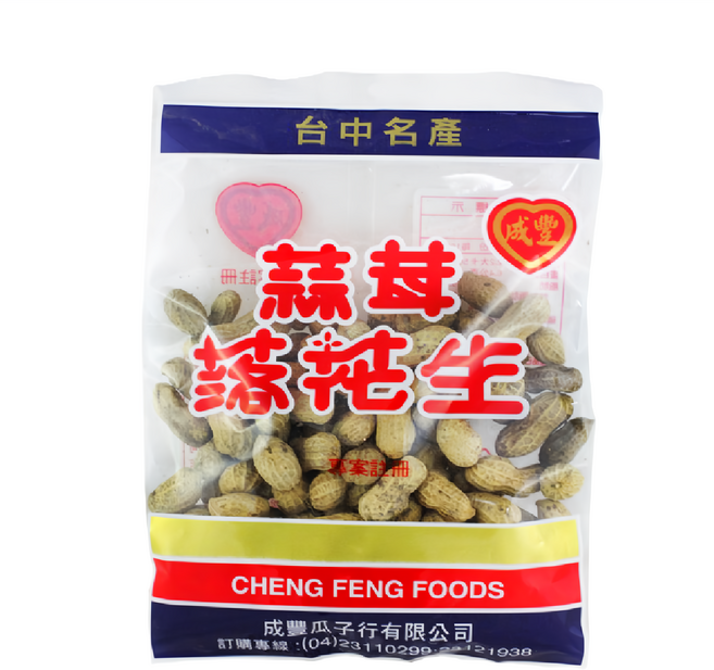 成豐 蒜茸花生, 180g, 1包