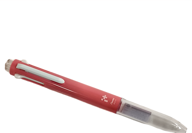 Pentel 飛龍文具 i+五色筆 BGH5-P3, 珊瑚紅, 10支