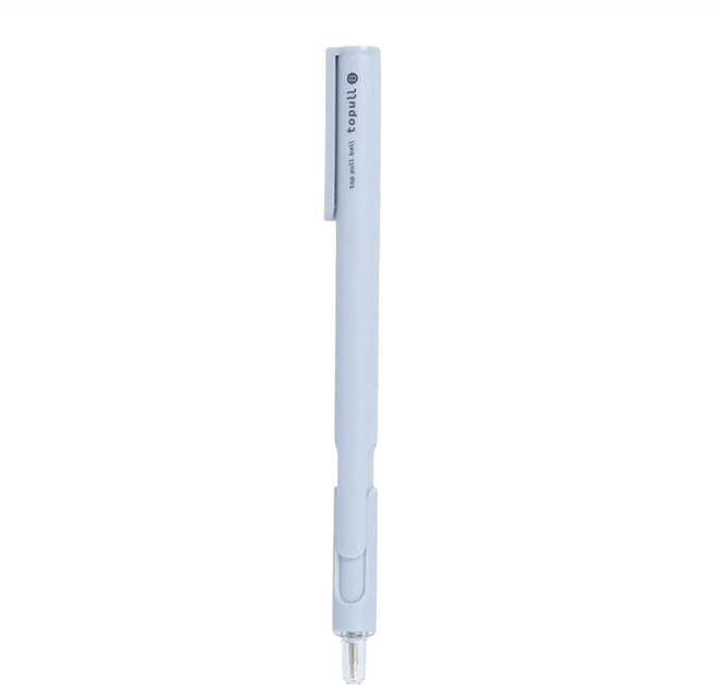sun-star topull B 前按壓原子筆 0.5mm, 蒼青藍, 1支