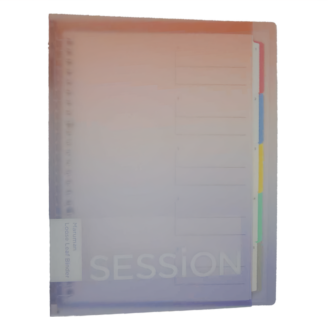 maruman SESSION 26孔夾B5筆記本, 日出, 1本