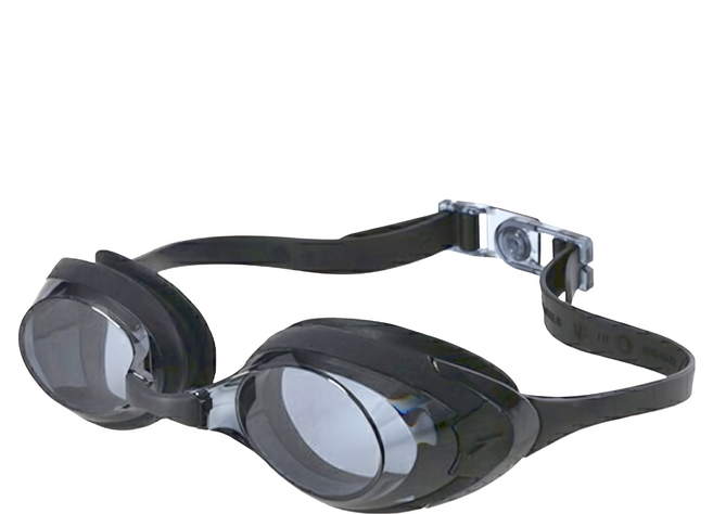 Speedo 成人運動泳鏡 Cyclone 3, 黑色 + 灰色, 1個