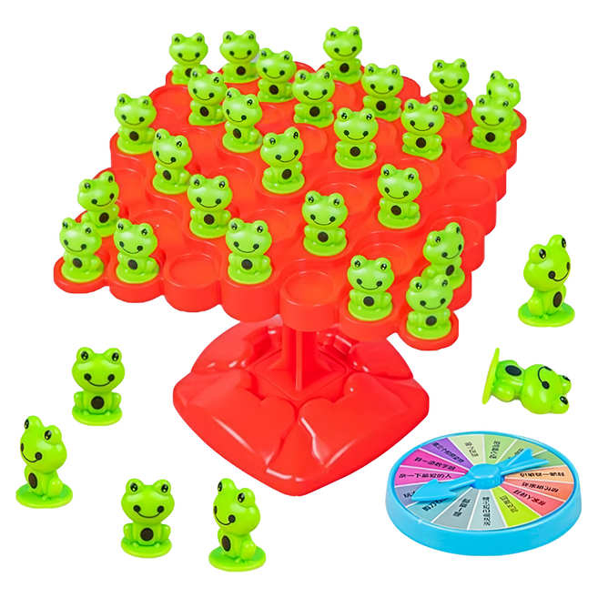 平衡遊戲 青蛙平衡樹 13.2 x 13.2 x 12.5cm 14歲以上, 2組