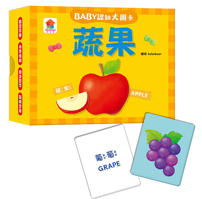 雙美 認知大圖卡, 多色, 1盒