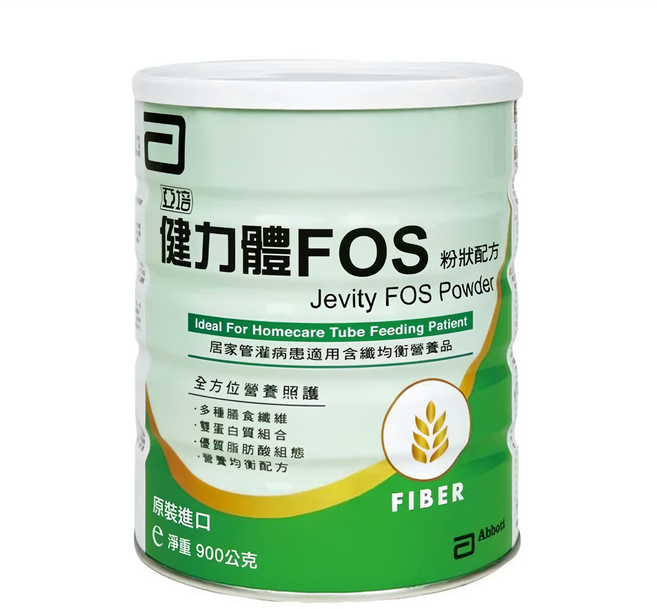 Abbott 亞培 Jevity 健力體 FOS 粉狀配方, 900g, 1罐