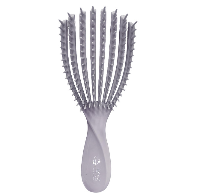 BEAUTYOUNG 妝漾 3D MINI髮根澎澎梳 BP2403, 紫色, 1個