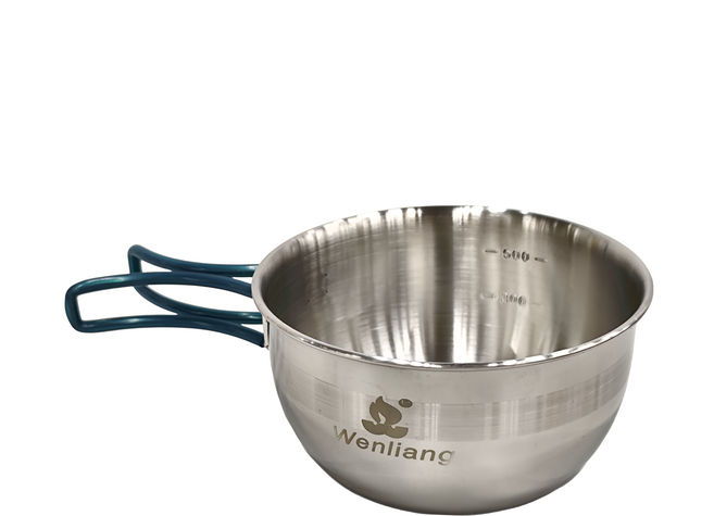 WEN LIANG 文樑 316 醫療級不鏽鋼碗 150g 500cc, 銀色, 1個