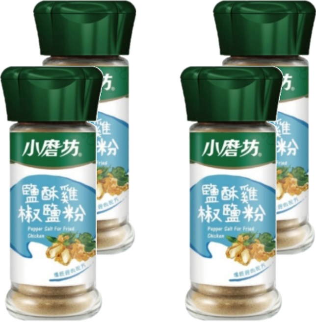 小磨坊 鹽酥雞椒鹽粉, 38g, 4瓶
