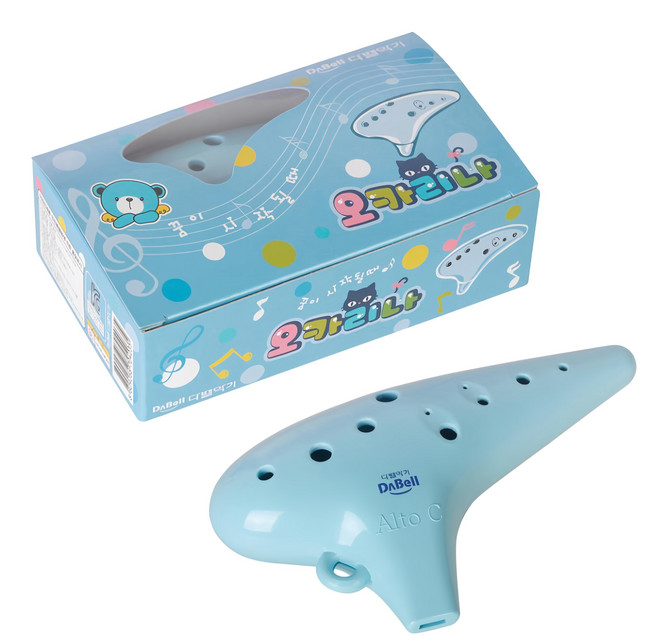 DABell 中音陶笛 DB-SO, 藍色, 1個