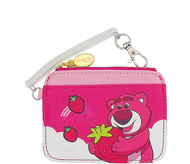 TOY STORY 玩具總動員 迪士尼 皮質多功能證件套 熊抱哥 伸縮彈簧繩 正版授權, 1個