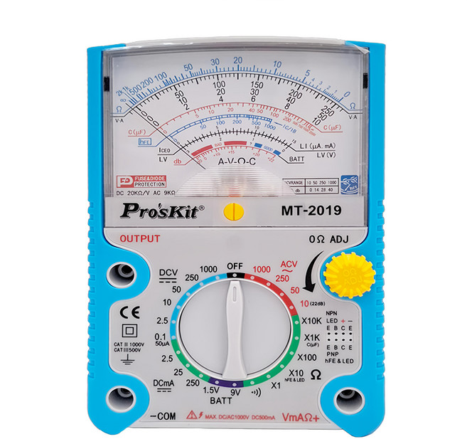 Pro'sKit 寶工 指針型防誤測三用電錶, 1個