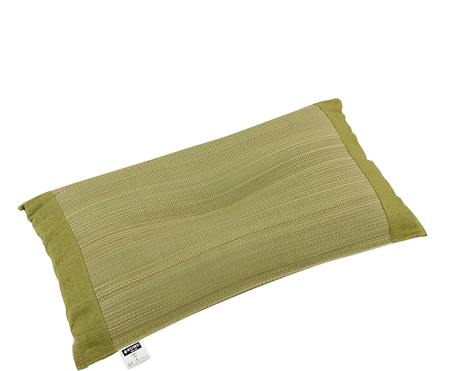 池彥IKEHIKO 天然無染藺草除臭蝶型枕頭 - 日本製造, 綠色