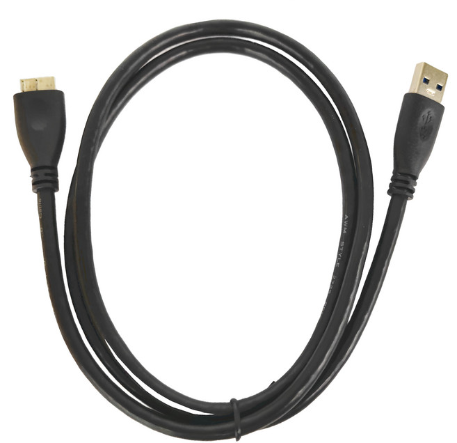 KTnet 廣鐸 USB3.0 A公對Micro B公 充電傳輸線 5Gbps 適用於桌機、電視、筆電等設備, 1m, 黑色, 1個