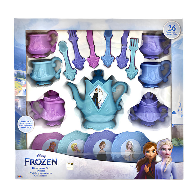 jakks PACIFIC 家家酒用具 豪華午茶組, 1組, 冰雪奇緣 多色