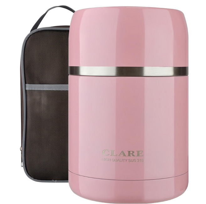 CLARE 晶鑽316燜燒罐, 粉紅色, 800ml, 1個
