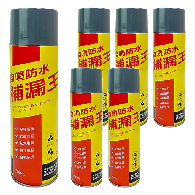 BangJiaShi 幫家適 補漏王 防水劑 灰色, 6罐