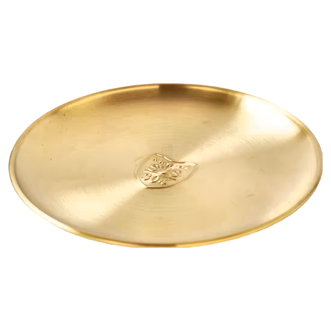 韓式SUS304金盤 KRG17 鍍鈦餐盤 17CM, 金色, 1個