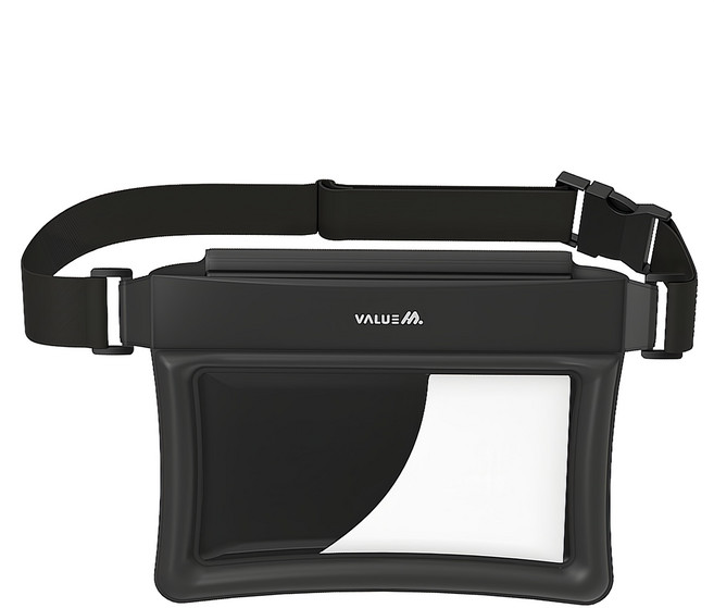 VALUEM Aqua Shield 多功能收納手機防水包, 黑色, 1個