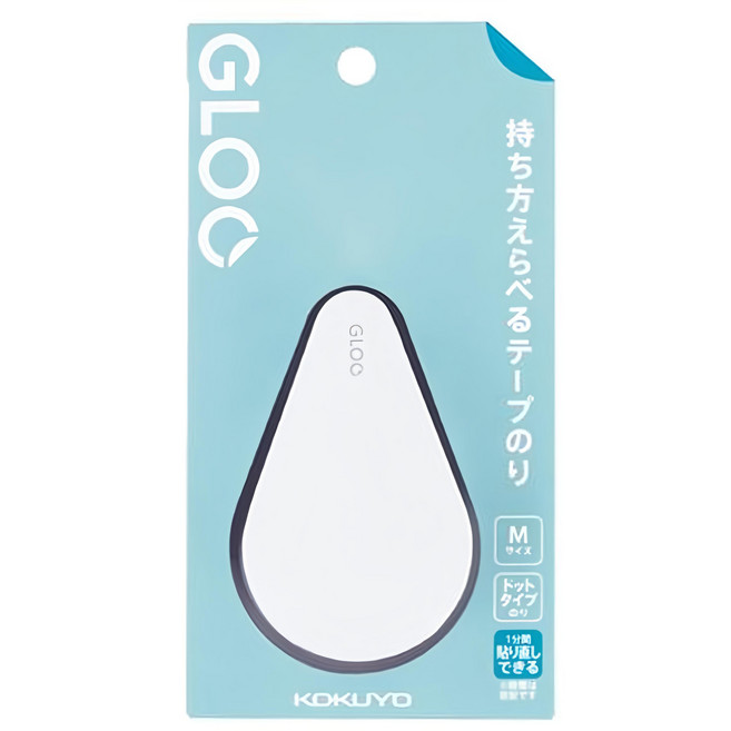 KOKUYO 國譽 GLOO 2way 好黏便利貼1分重貼 M(7mm x 8m), 1個, 白色