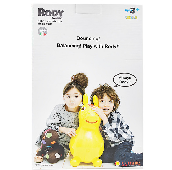 gymnic Rody小馬 3歲以上, 1個, Yellow
